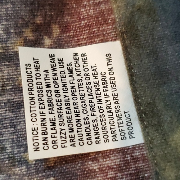 Womens Aztec Southwestern Green Brown Blue Red Flannel Pullover  Shirt Size XL - Picture 6 of 8